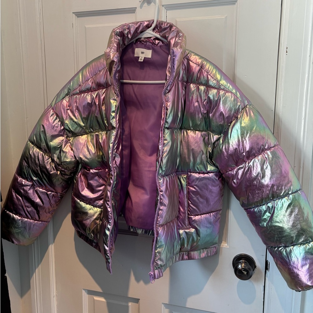 BP Holographic Puffer Jacket